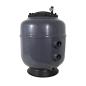 Preview: Peraqua Polyester Filter Bregenz 3, d610, 2" Anschluss, Side Mount, schwarzer Flanschdeckel, RAL7024 graphitgrau 7301677